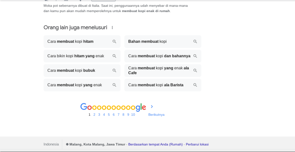 update seo google hapus fitur continuous scrolling