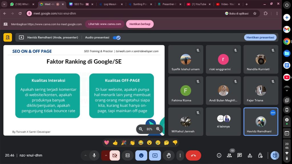 kelas website development tanpa coding live